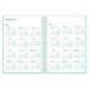 AGENDA ESCOLAR MARCA LIDERPAPEL 26-27 ESPIRAL FANTASY D SEMANAVISTA A6+ BILINGUE 80G PAPEL FSC AZUL