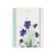 AGENDA ESCOLAR MARCA LIDERPAPEL 26-27 ESPIRAL FLOWERS SEMANA VISTA A6+ BILINGUE 80G PAPEL FSC BLANCO