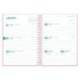 AGENDA ESCOLAR MARCA LIDERPAPEL 26-27 ESPIRAL COTTAGE SEMANA VISTA A5 BILINGUE 80G PAPEL FSC ROSA FRESAS