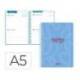 AGENDA ESCOLAR MARCA LIDERPAPEL 26-27 ESPIRAL CLASSIC 2 DIAS PAGINA A5 BILINGUE 70G PAPEL FSC AZUL