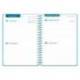 AGENDA ESCOLAR MARCA LIDERPAPEL 26-27 ESPIRAL CLASSIC 2 DIAS PAGINA A5 BILINGUE 70G PAPEL FSC AZUL