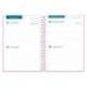AGENDA ESCOLAR MARCA LIDERPAPEL 26-27 ESPIRAL CLASSIC 2 DIAS PAGINA A5 BILINGUE 70G PAPEL FSC ROSA