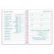 AGENDA ESCOLAR MARCA LIDERPAPEL 26-27 ESPIRAL CLASSIC 2 DIAS PAGINA A5 BILINGUE 70G PAPEL FSC ROSA