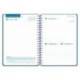 AGENDA ESCOLAR MARCA LIDERPAPEL 26-27 ESPIRAL CLASSIC DIA PAGINA A5 BILINGUE 70G PAPEL FSC AZUL MARINO