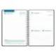 AGENDA ESCOLAR MARCA LIDERPAPEL 26-27 ESPIRAL CLASSIC DIA PAGINA A5 BILINGUE 70G PAPEL FSC NEGRO