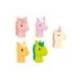 MARIONETAS DE DEDOS MARCA IMAGINOVO TINY TALES PVC EXPOSITOR DE CARTON SOBREMESA 10 UNIDADES SURTIDAS 360X235X320 MM