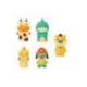MARIONETAS DE DEDOS MARCA IMAGINOVO TINY TALES PVC ANIMALES FANTASIA BLISTER DE 5 UNIDADES SURTIDAS