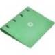 CARPETA 4 ANILLAS DE 35 MM MIXTAS MARCA ANTARTIK A4 FOAM COLOR VERDE MATCHA