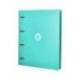 CARPETA 4 ANILLAS DE 35 MM MIXTAS MARCA ANTARTIK A4 FOAM COLOR MENTA