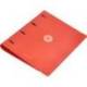CARPETA 4 ANILLAS DE 35 MM MIXTAS MARCA ANTARTIK A4 FOAM COLOR CORAL