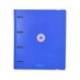 CARPETA 4 ANILLAS DE 35 MM MIXTAS MARCA ANTARTIK A4 FOAM COLOR AZUL