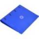 CARPETA 4 ANILLAS DE 35 MM MIXTAS MARCA ANTARTIK A4 FOAM COLOR AZUL
