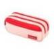 ESTUCHE PORTATODO MARCA LIDERPAPEL DUO 3 CREMALLERAS CON BOLSILLO FRONTAL 220X90X50 MM