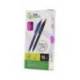BOLIGRAFO MARCA LIDERPAPEL PUNTA 1 MM RETRACTIL CON CLIP ACABADO SOFT TOUCH TINTA AZUL CUERPO ROSA