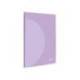 LIBRETA MARCA LIDERPAPEL 360 TAPA DE PLASTICO A4 48 HOJAS 90G/M2 CUADRO 5 MM CON DOBLE MARGEN COLORES PASTEL