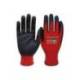 GUANTES DE NITRILO MARCA SAFETOP FIT-O-LITE DOTS PUNTOS EN LA PALMA TALLA 9