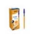Boligrafo Bic tinta azul 0,30 mm cuerpo naranja
