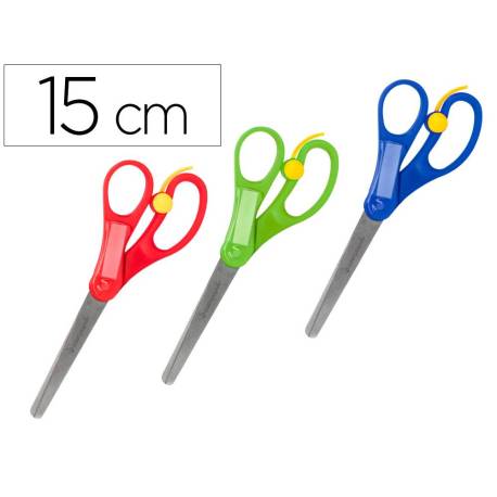 Tijera escolar marca Liderpapel 15 cm