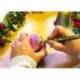 Rotulador Artline marcador permanente tinta metalica EK-900 color oro punta redonda 2.3 mm.