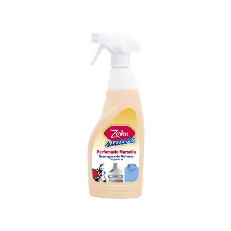 LIMPIADOR DESENGRASANTE MULTIUSOS MARSELLA MARCA ZORKA CON PISTOLA PULVERIZADORA 750 ML