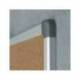 PIZARRA CORCHO MARCA ROCADA MARCO ALUMINIO CON CANTONERAS 60X90 CM