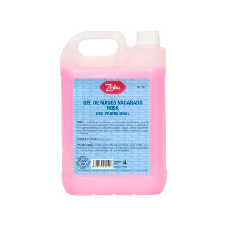 GEL DE MANOS MARCA ZORKA ECO ROSA GARRAFA 5 LITROS