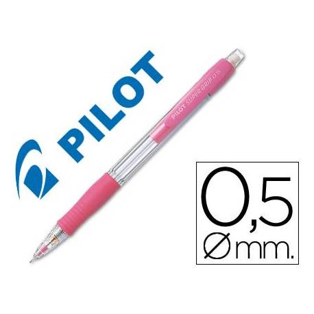 Portaminas Pilot Super Grip rosa