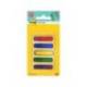 Banderitas separadoras flechas. Dispensador de 100 banderitas colores brillantes