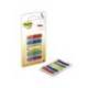 Banderitas separadoras flechas. Dispensador de 100 banderitas colores brillantes