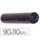 Bolsa basura negra 90x110cm uso industrial galga 200 rollo de 10 unidades