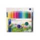 Rotulador Staedtler Slim Noris Club punta fina caja de 20 rotuladores lavables