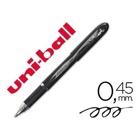 Rotulador-Bolígrafo roller Uni-Ball negro SX-210 0,45 mm Jet Stream