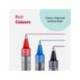 Boligrafo Uni-Ball UB-157 0,5 mm Rojo