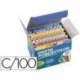 Tiza color antipolvo robercolor caja de 100 unidades colores surtidos.