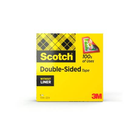 Cinta adhesiva Scotch doble cara 33 mt x 19 mm