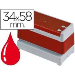 SELLO AUTOMATICO BROTHER 34 MM X 58 MM COLOR ROJO