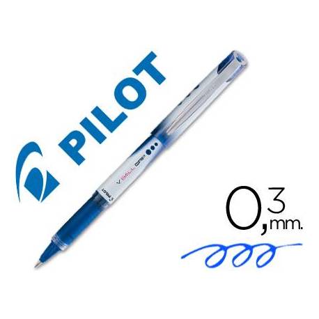Boligrafo roller Pilot V-Ball Grip 0,3mm Azul