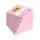 Post-it ® Bloc quita y pon fucsia 76 x 76 mm