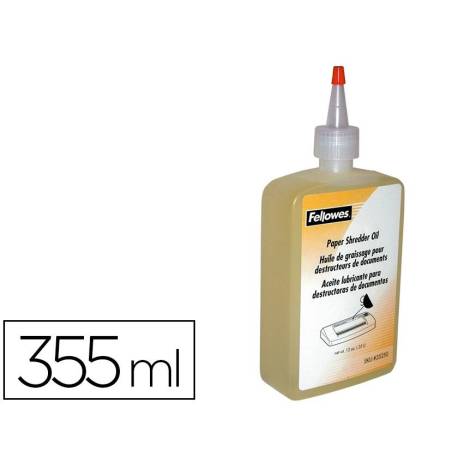 Aceite lubricante para destructora de documentos Fellowes 355 ml