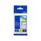 Cinta Brother TZE-121 9mm (ancho) x 8m (largo) laminada transparente/negro