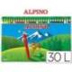 Lapices de Colores Alpino Hexagonales Caja de 30 lapices largos