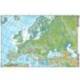 Mapa mudo Europa fisico