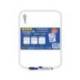 Pizarra Blanca Lacada 18x26 Clipper