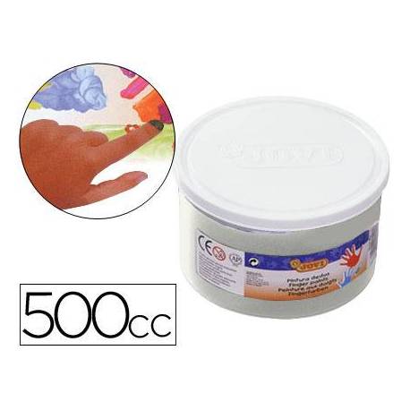 Pintura de dedos Jovi 500 cc blanco