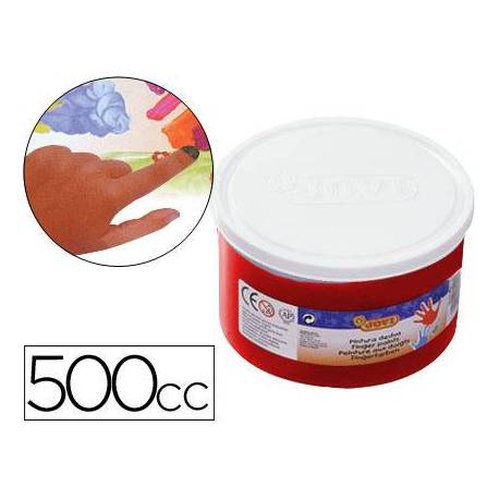 Pintura de dedos Jovi 500 cc rojo