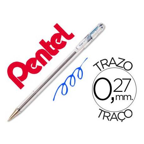 Boligrafo Pentel BK-77 azul 0,27 mm