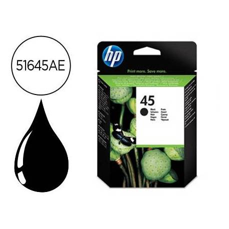 Cartucho HP 45 Negro 51645AE