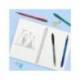 Boligrafo marca Papermate Flexgrip negro 0,4 mm