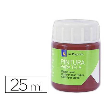 Pintura para tela La Pajarita color rojo ingles