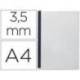 Tapa de Encuadernación Plastico Leitz A4 Negra 10/35 hojas